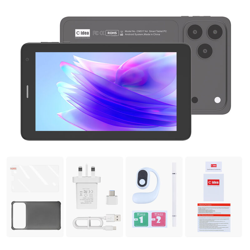 Tablette intelligente Android C idea 7 pouces 8+256 Go 8*CortexTm-A53 WiFi Tablette tactile HD CM517 air