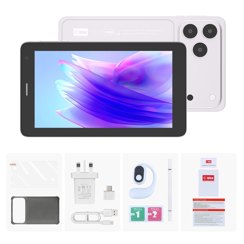 Tablette intelligente Android C idea 7 pouces 8+256 Go 8*CortexTm-A53 WiFi Tablette tactile HD CM517 air