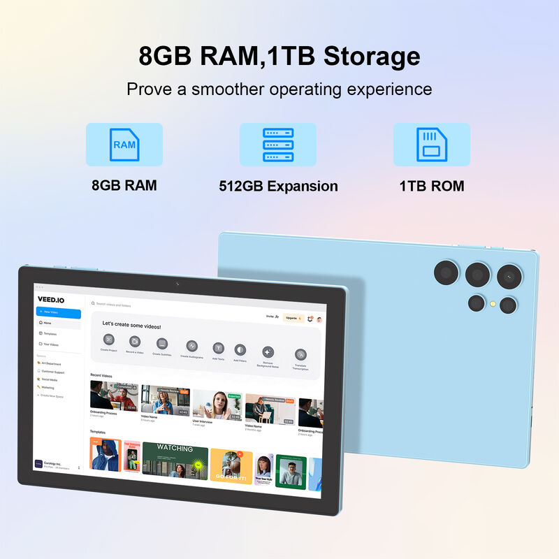 C Idea 10.1 Inch Tablet PC Qualcomm Android Tablet pour l'éducation CM9000ultra Bleu