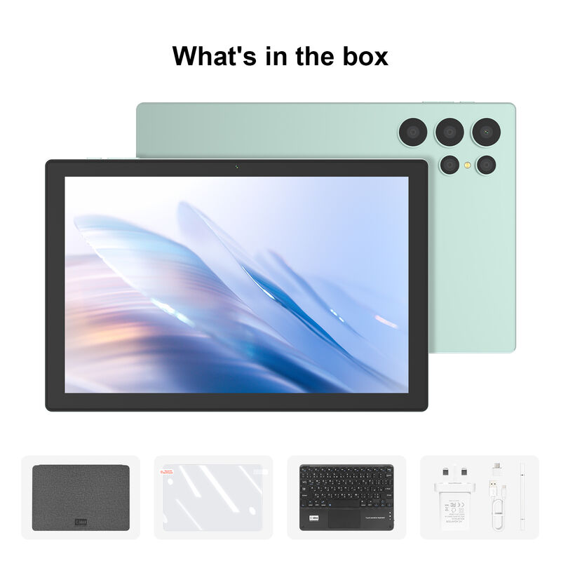 C Idea 10 pouces Tablette Android Processeur Snapdragon avec Clavier pour Étudiant CM9000ultra Vert