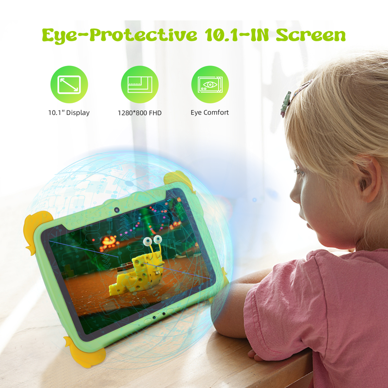 Tablette Android C Idea 10,1 pouces 4 Go RAM 64 Go ROM Kidspad P1100