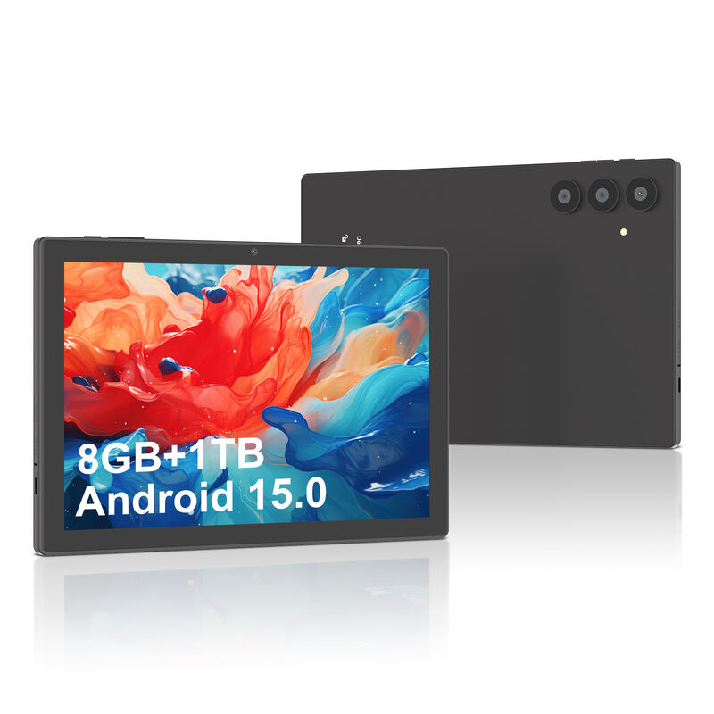 C Idea 10,1 pouces Tablet PC à double caméra Wi-Fi HD Resolution d'écran capacitive 8 Go de RAM 1 To de ROM Utilisation pour le divertissement et les affaires (noir)