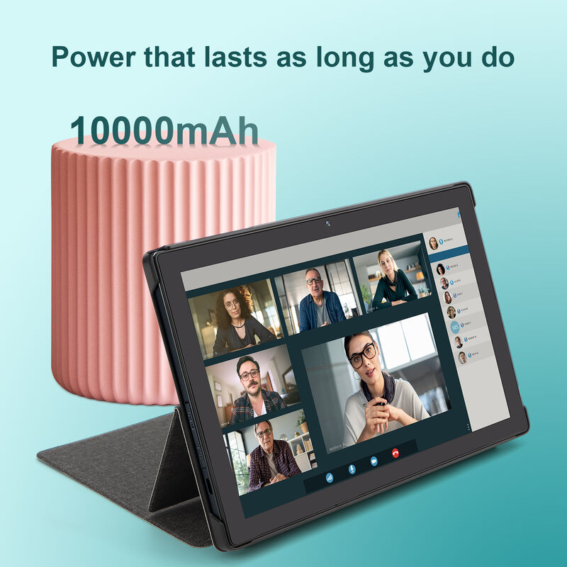 C Idea 10,1 pouces Tablet PC à double caméra Wi-Fi HD Resolution d'écran capacitive 8 Go de RAM 1 To de ROM Utilisation pour le divertissement et les affaires (noir)