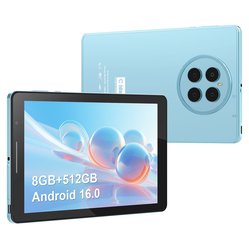 C Idea 8,68 pouces Tablette PC Android 16 Wi-Fi Résolution d'écran capacitive Deux caméras Utilisation de divertissement et d'affaires CM936 (bleu)