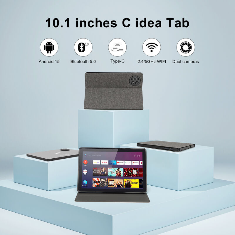C idea Factor CM8800 Plus 10,1 pouces écran HD système Android 8 Go + 1 To grand stockage adultes tablette PC avec clavier souris
