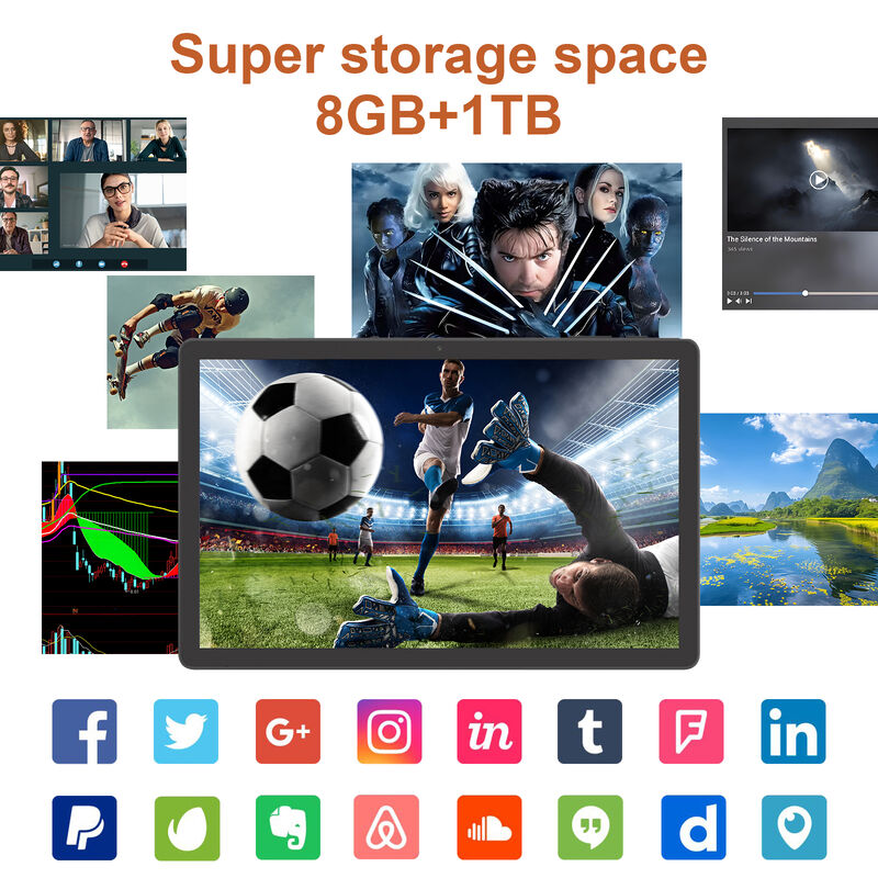 C Idea CM10016 Plus 10.36 pouces Android 16 Business Tablet 8-Core 8GB 1TB de stockage Ordinateur à écran tactile FHD (noir)