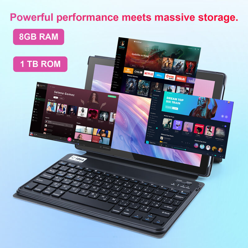 C idée usine 10.1 pouces Écran HD Système Android 8 Go + 1 To Grande capacité de stockage Adultes Tablette PC CM8700 Plus