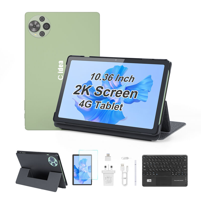 C Idea 10,36 pouces Tablette à écran 2K PC Android 16 Octa Core avec clavier et tablettes d'affaires (R1036)